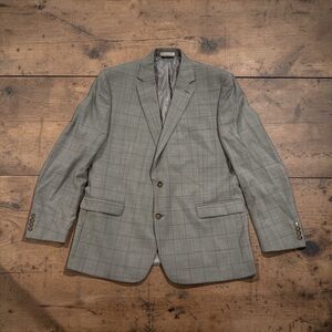 Lauren Ralph Lauren Plaid Men's Blazer Gray Plaid